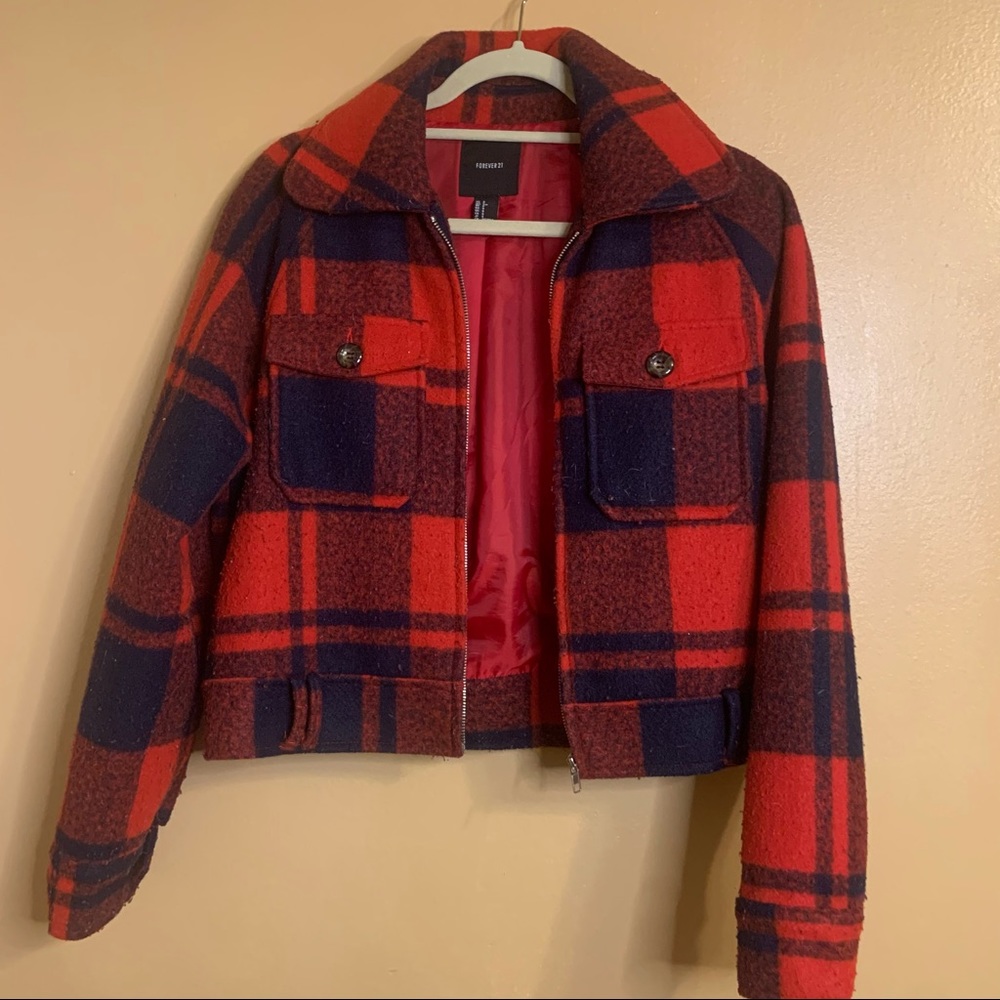 Plaid Trucker Jacket
